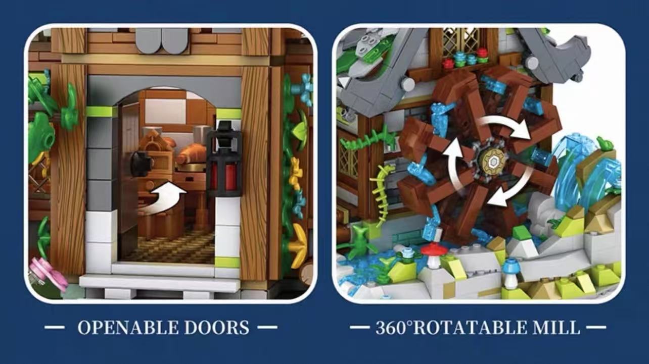 Reobrix 66045 Medieval watermill - YWOBB