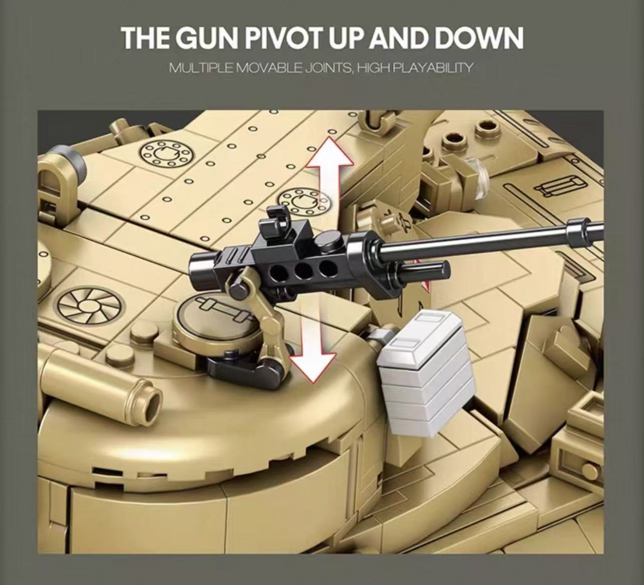 Reobrix 77036 1:28 60tp Main Battle Tank - YWOBB