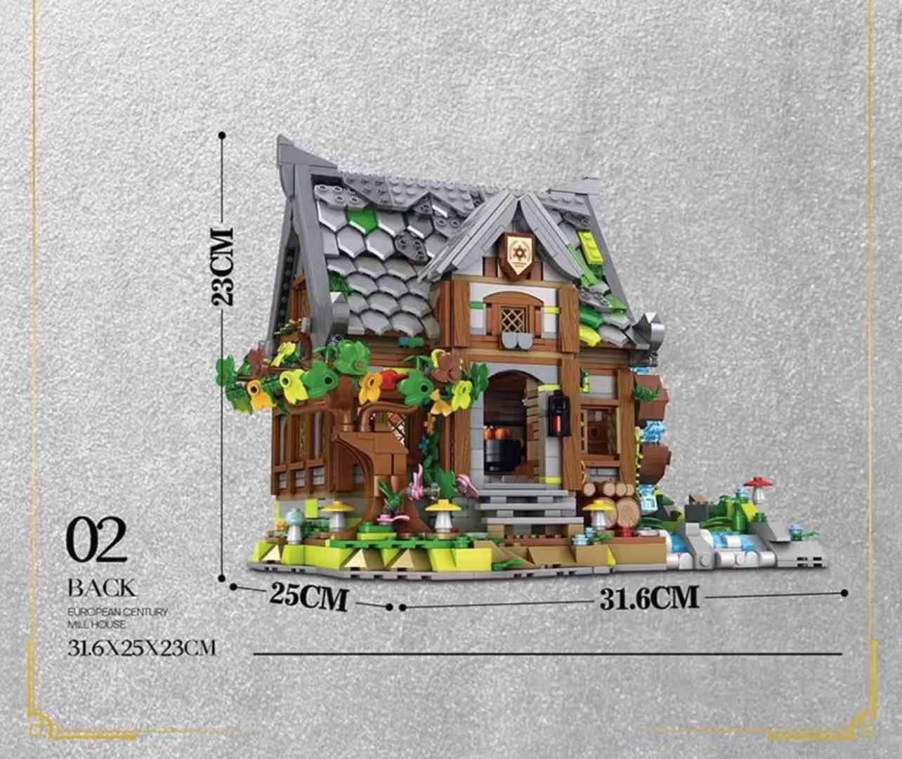 Reobrix 66045 Medieval watermill - YWOBB