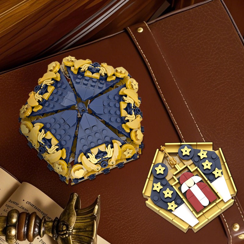 GOBRICKS MOC A2135Y01 Chocolate Frog card - YWOBB