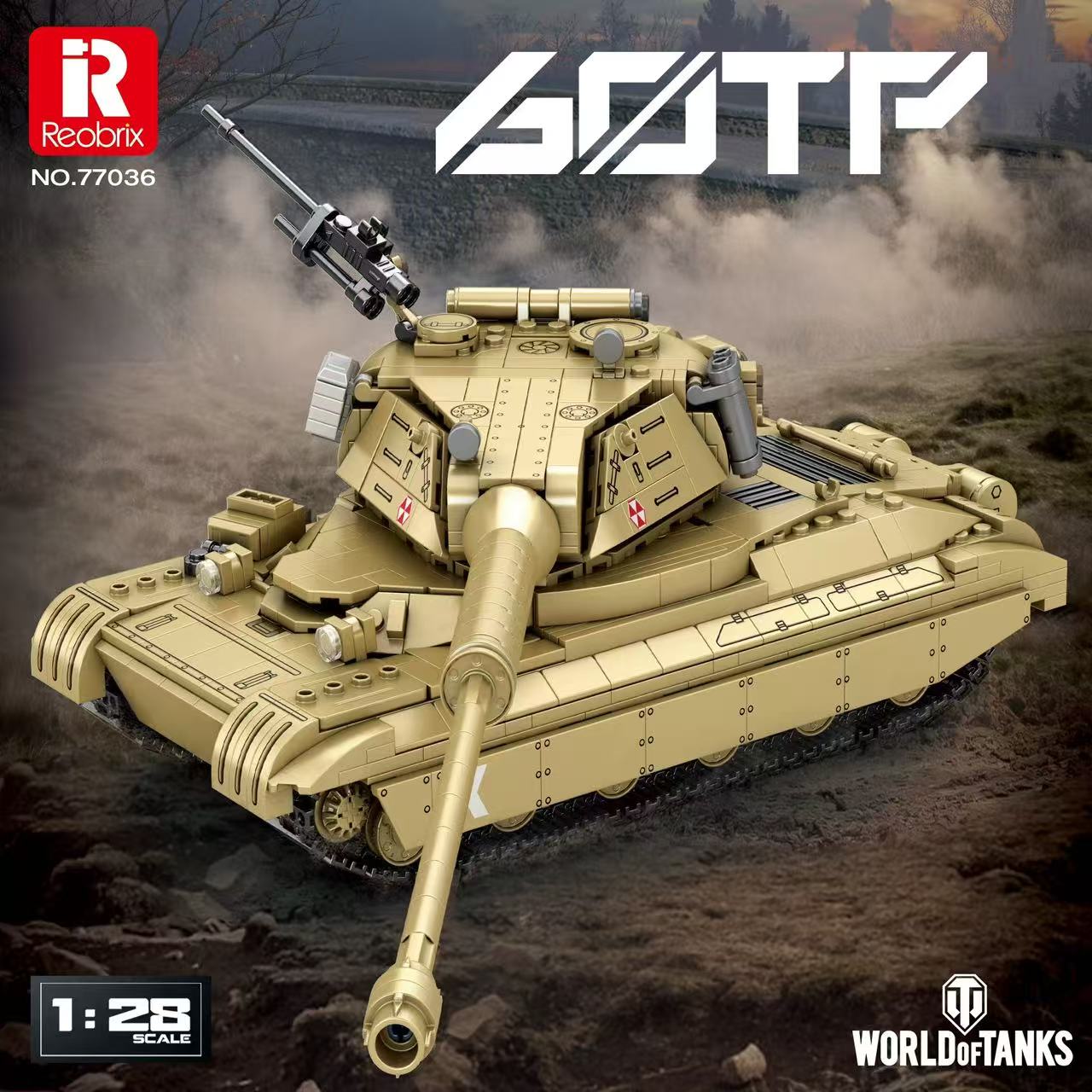 Reobrix 77036 1:28 60tp Main Battle Tank - YWOBB