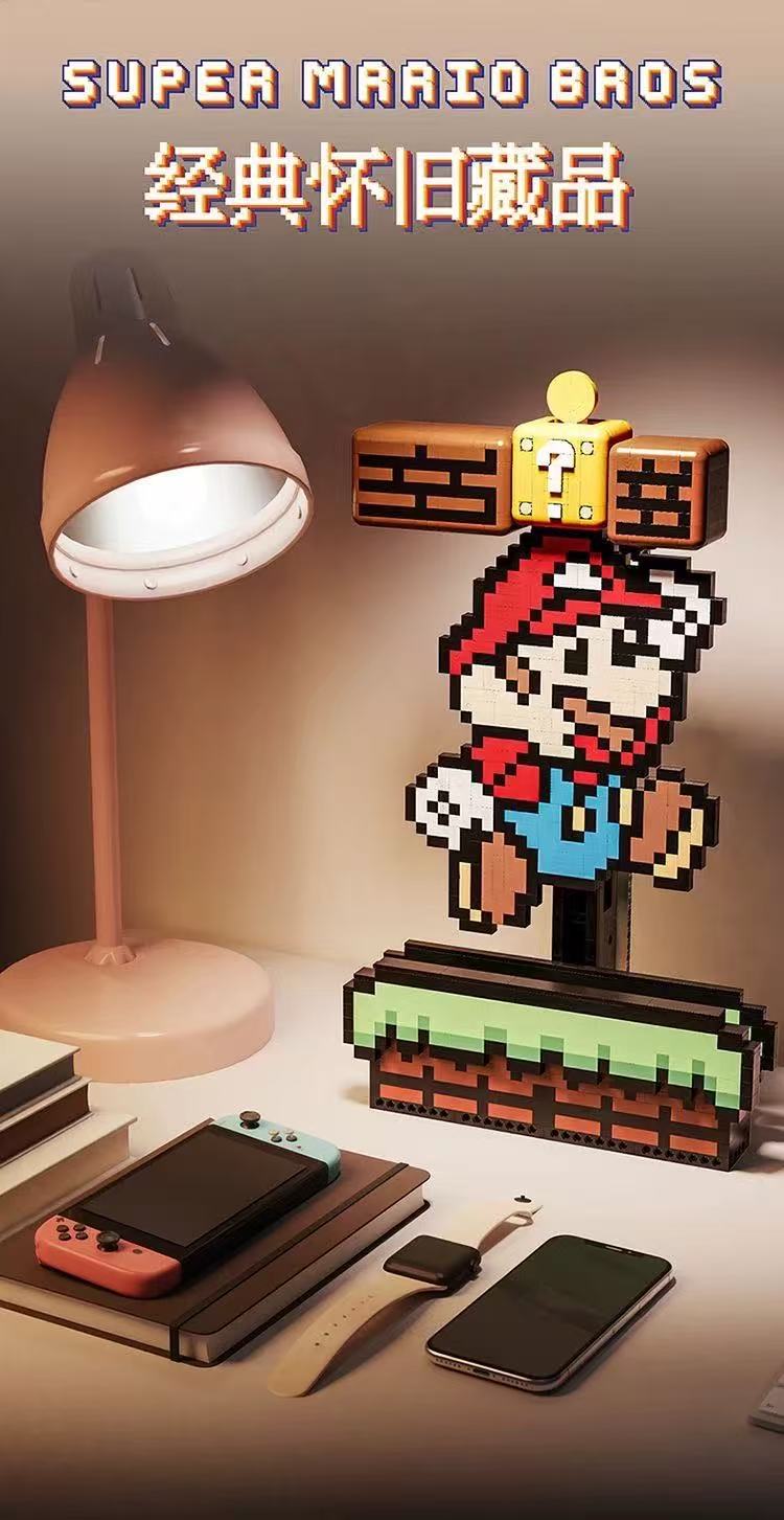 JIQI 1111 Pixel Mario - YWOBB