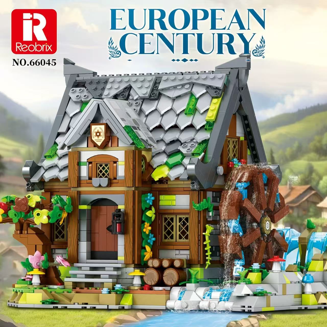 Reobrix 66045 Medieval watermill - YWOBB