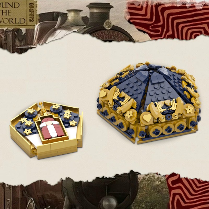 GOBRICKS MOC A2135Y01 Chocolate Frog card - YWOBB