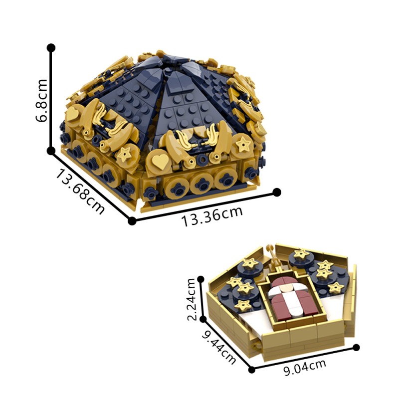 GOBRICKS MOC A2135Y01 Chocolate Frog card - YWOBB