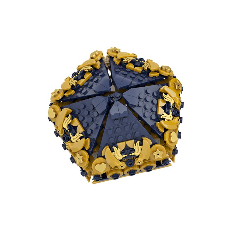 GOBRICKS MOC A2135Y01 Chocolate Frog card - YWOBB