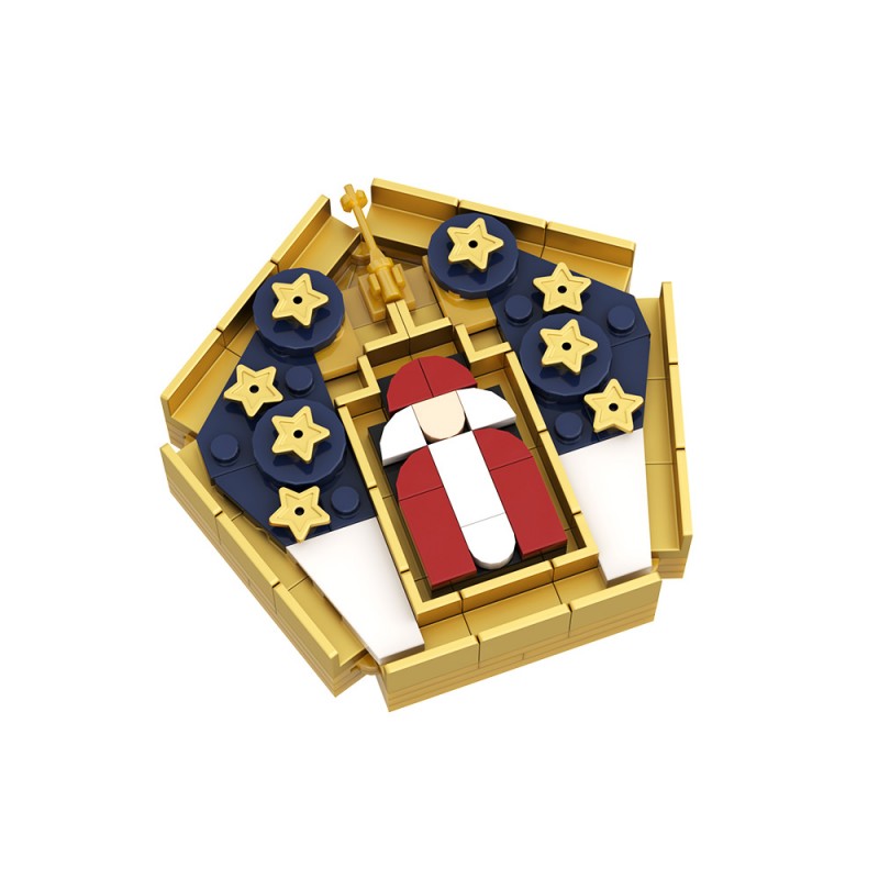 GOBRICKS MOC A2135Y01 Chocolate Frog card - YWOBB