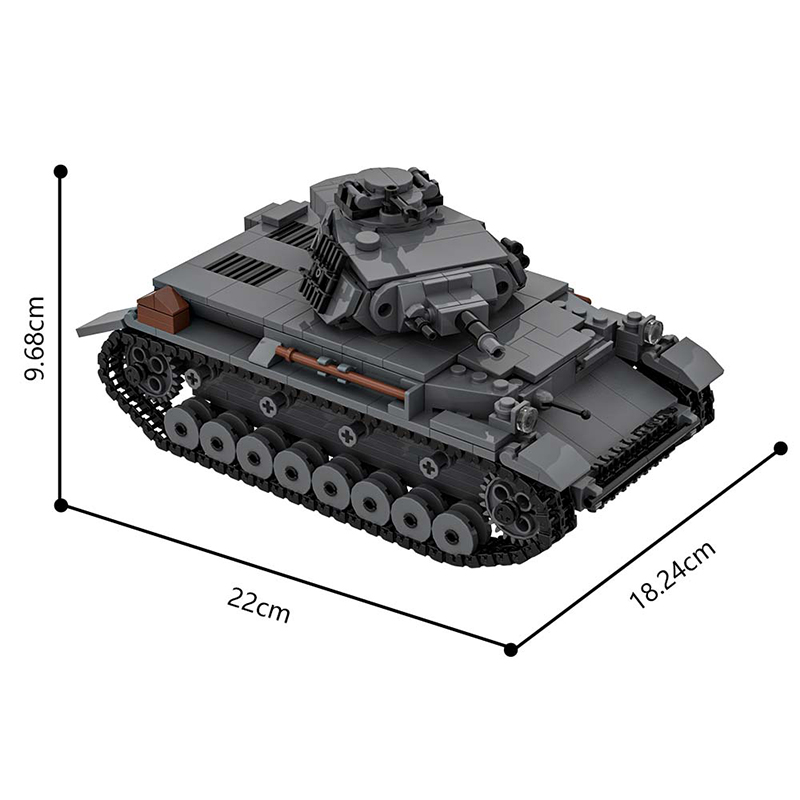 GOBRICKS MOC A1986 Panzer IV D - YWOBB