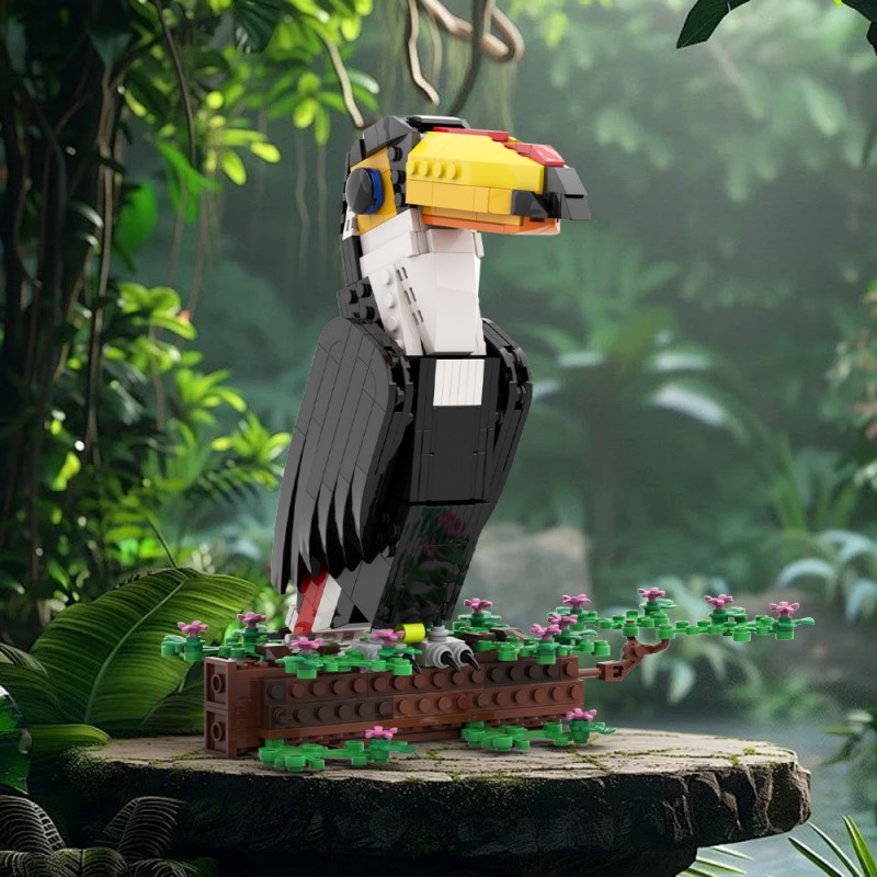 GOBRICKS MOC 208811 Toco Toucan - YWOBB