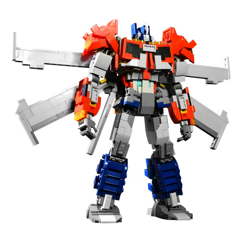 GOBRICKS MOC 205628 Optimus Prime 2.0  Beast Hunters Version  - Transformers Prime - YWOBB