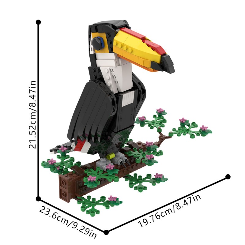 GOBRICKS MOC 208811 Toco Toucan - YWOBB