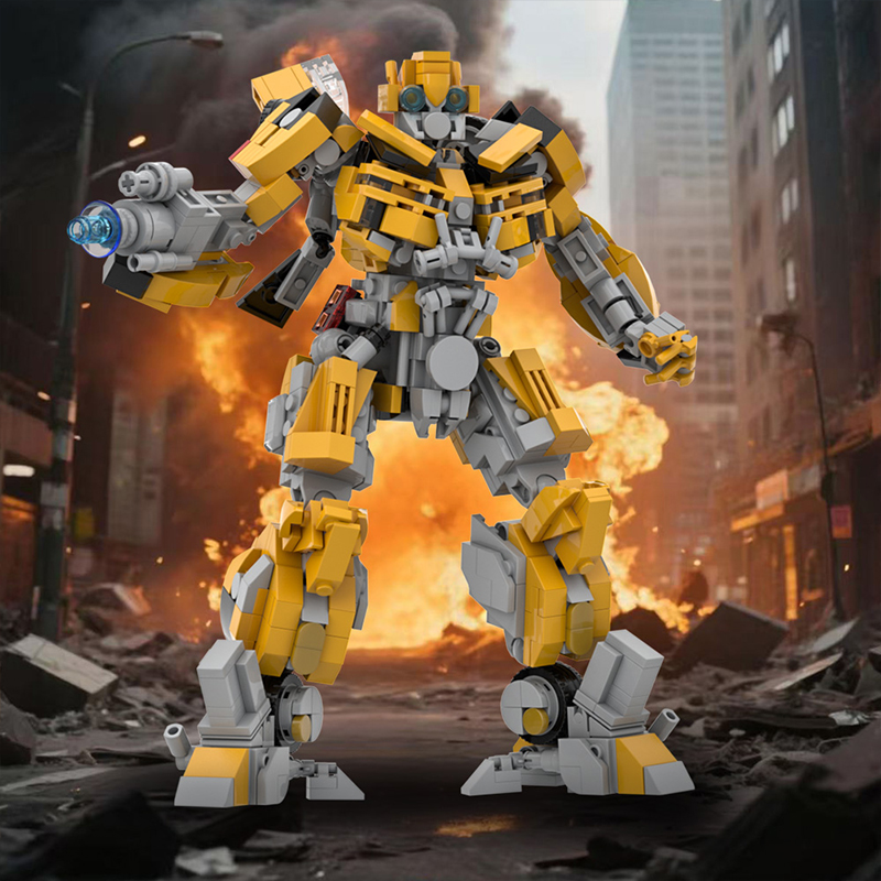 GOBRICKS MOC A1990 Transformers Bumblebee - YWOBB