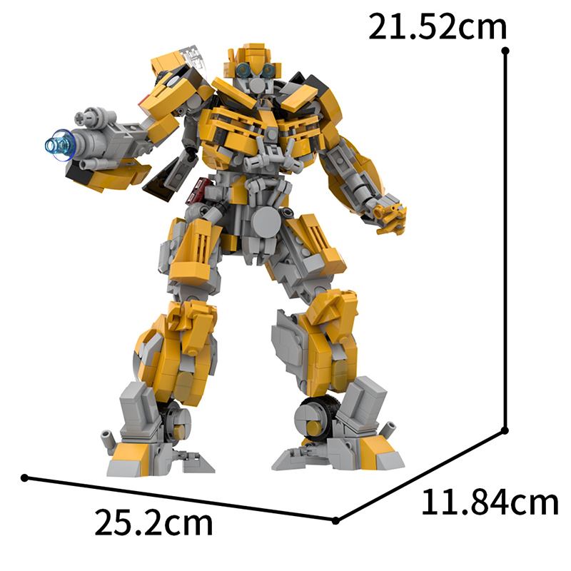 GOBRICKS MOC A1990 Transformers Bumblebee - YWOBB