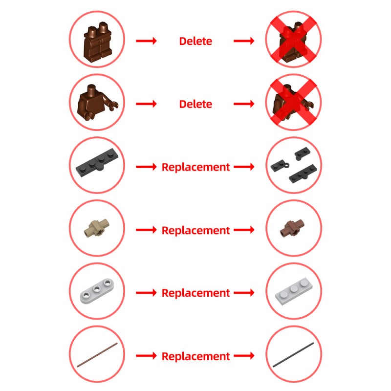 GOBRICKS MOC 194708 lovely tall ship - YWOBB