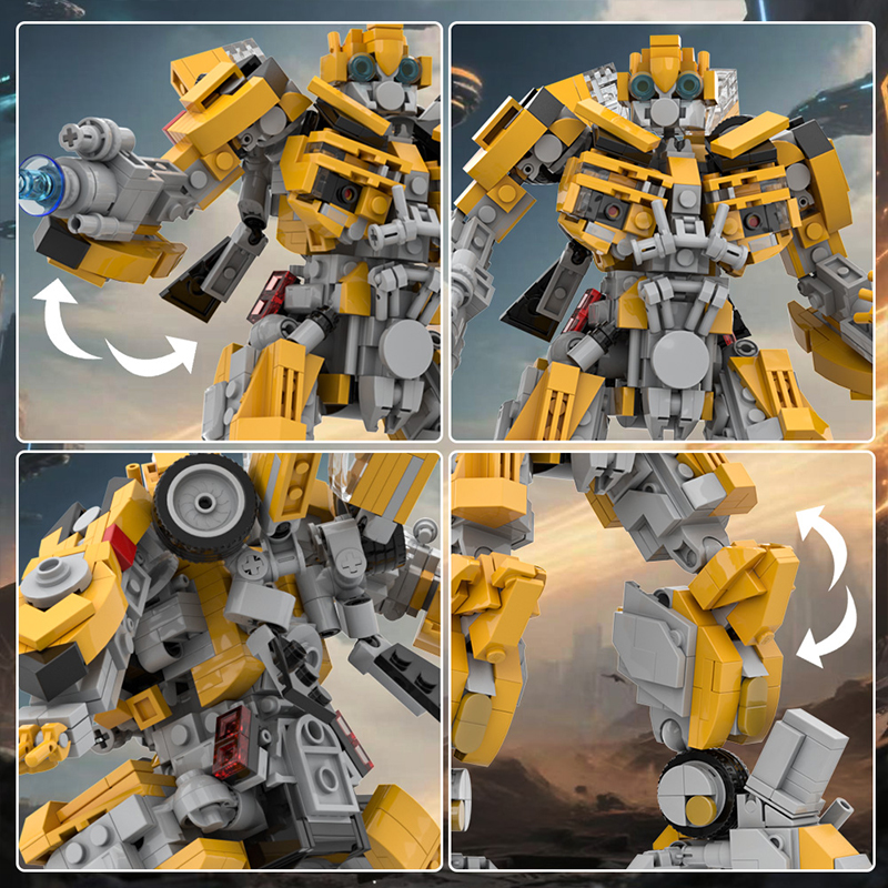 GOBRICKS MOC A1990 Transformers Bumblebee - YWOBB