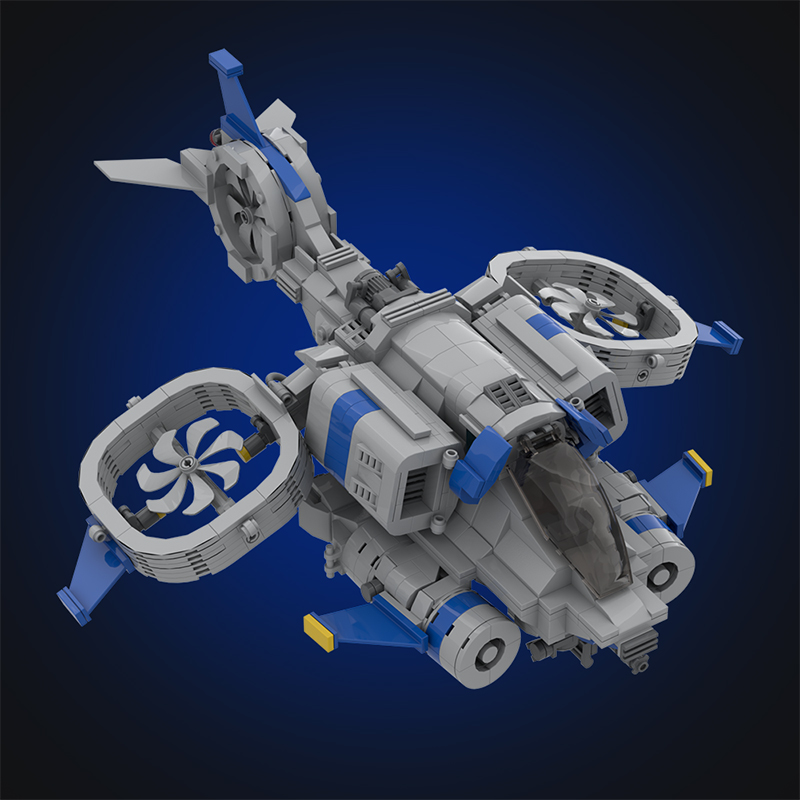 GOBRICKS MOC A2102 Starcraft II Banshee - YWOBB