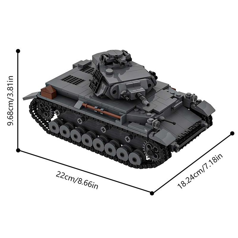 GOBRICKS MOC A1986 Panzer IV D - YWOBB