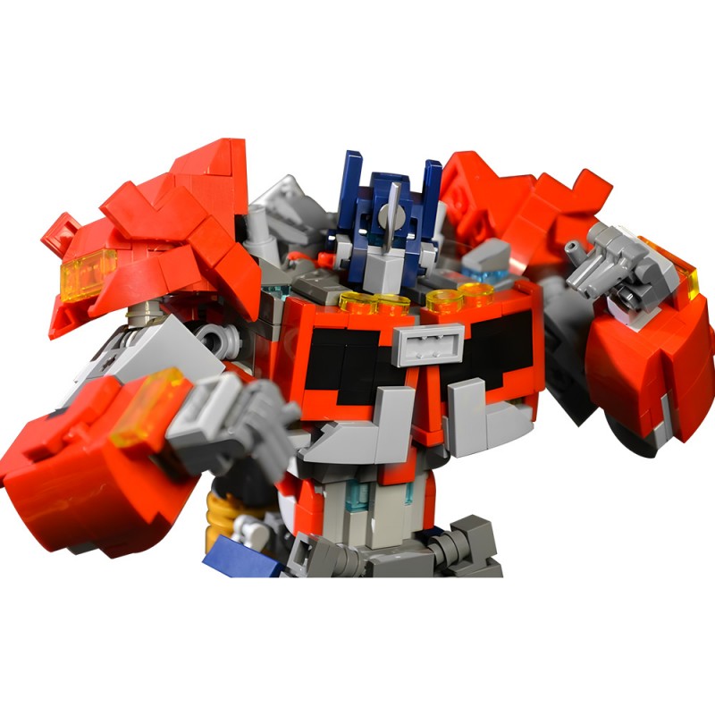 GOBRICKS MOC 205628 Optimus Prime 2.0  Beast Hunters Version  - Transformers Prime - YWOBB