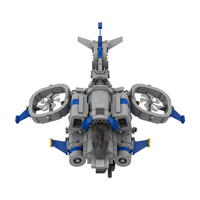 GOBRICKS MOC A2102 Starcraft II Banshee - YWOBB