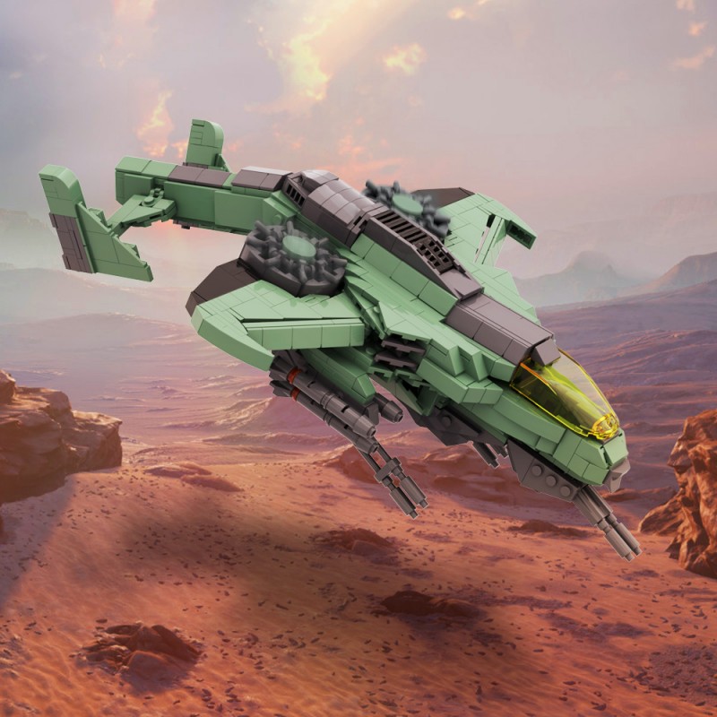 GOBRICKS MOC 207092 Halo AV-22 Sparrowhawk - YWOBB