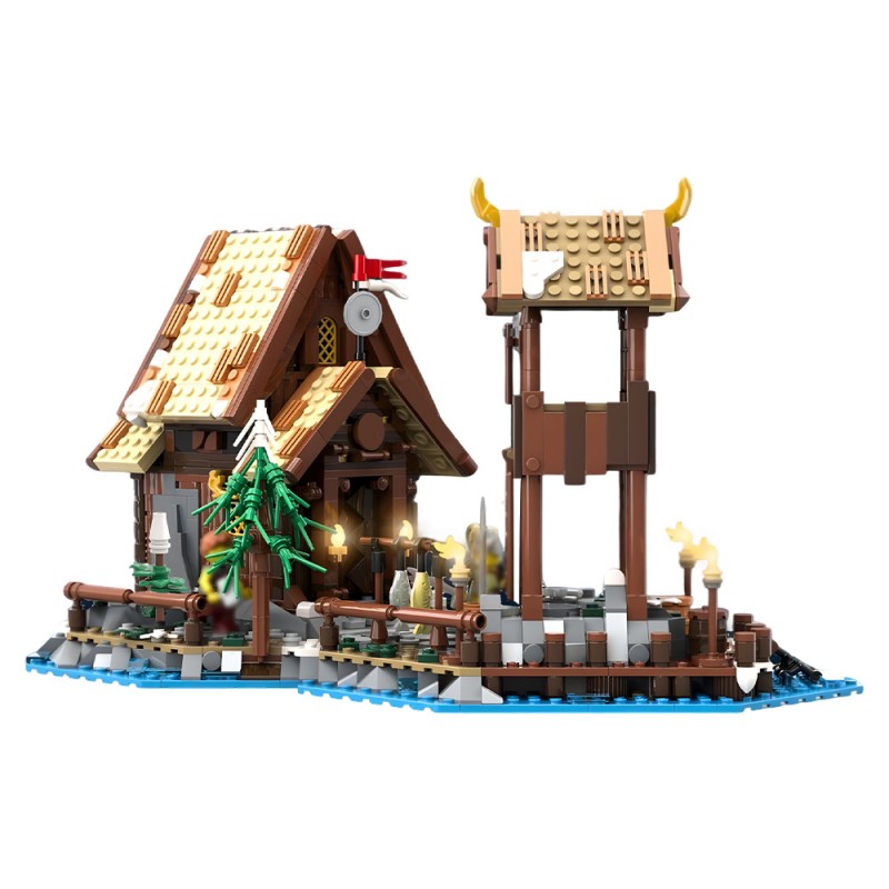 GOBRICKS MOC 200311 Viking Village - Seaside Expansion - YWOBB