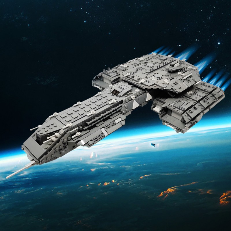 GOBRICKS MOC 136473 Stargate BC-304 Daedalus Deep Space Carrier - YWOBB