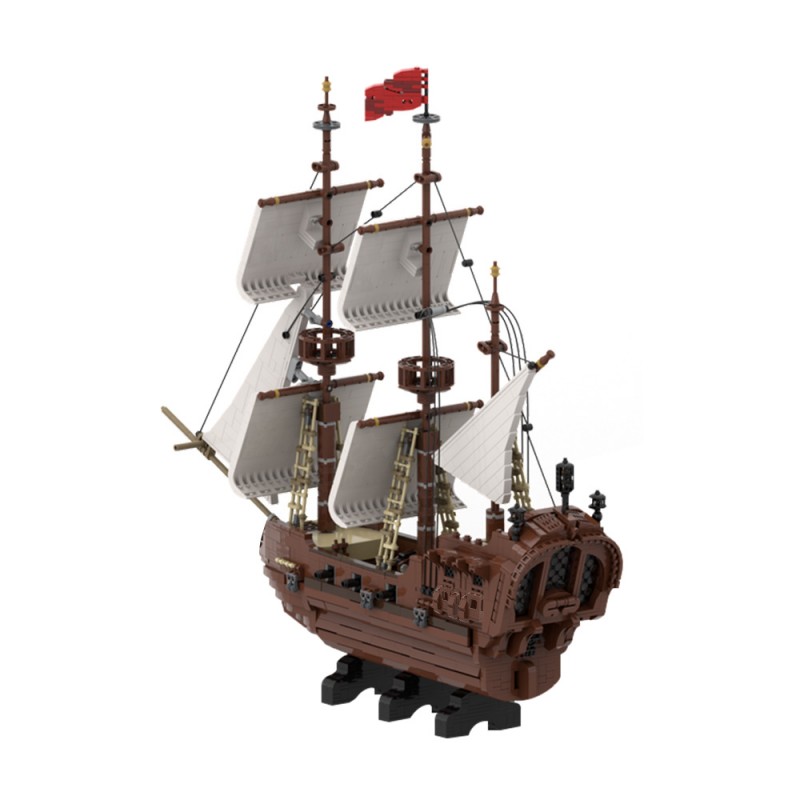 GOBRICKS MOC 194708 lovely tall ship - YWOBB