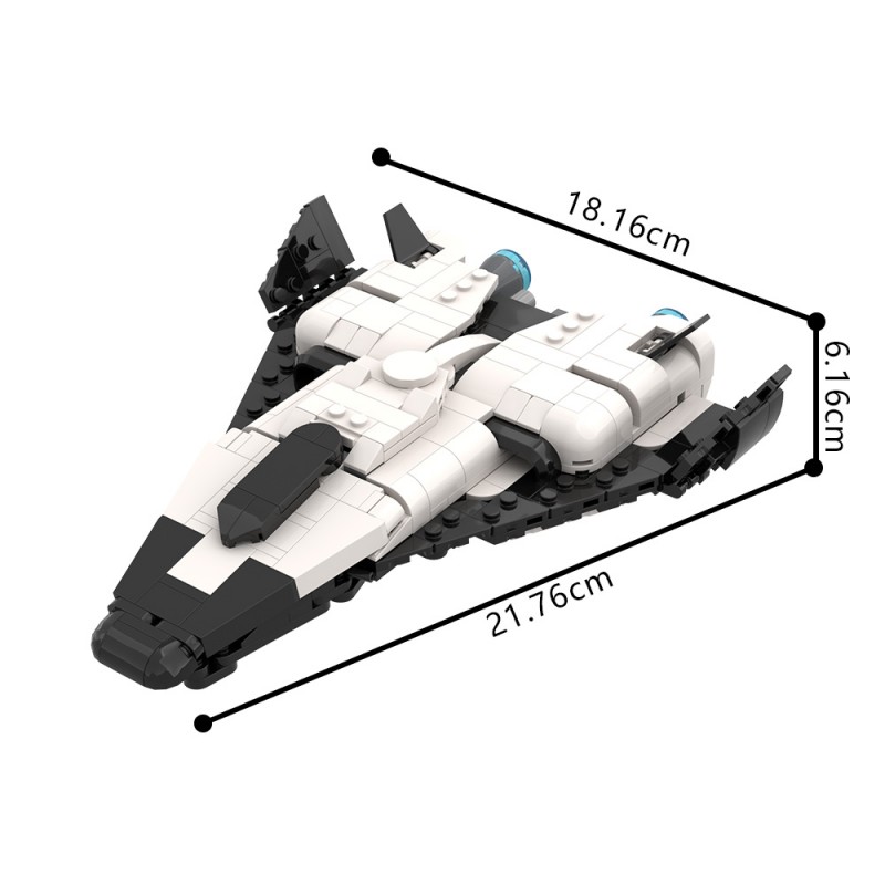 GOBRICKS MOC 204773 CF2 Shuttle Flight of Nova - YWOBB