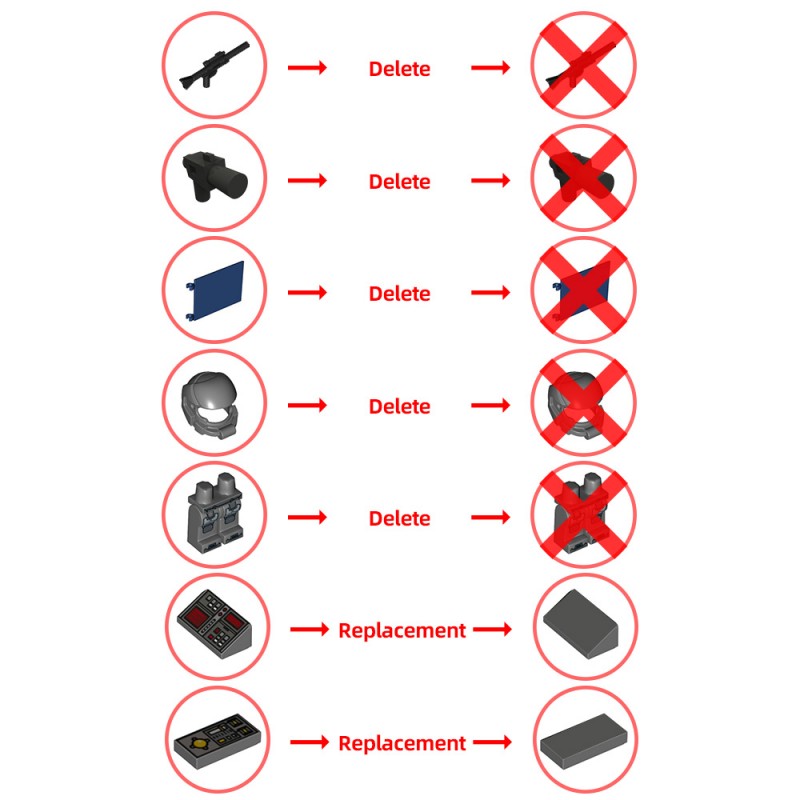 GOBRICKS MOC 179936 Helldivers 2 