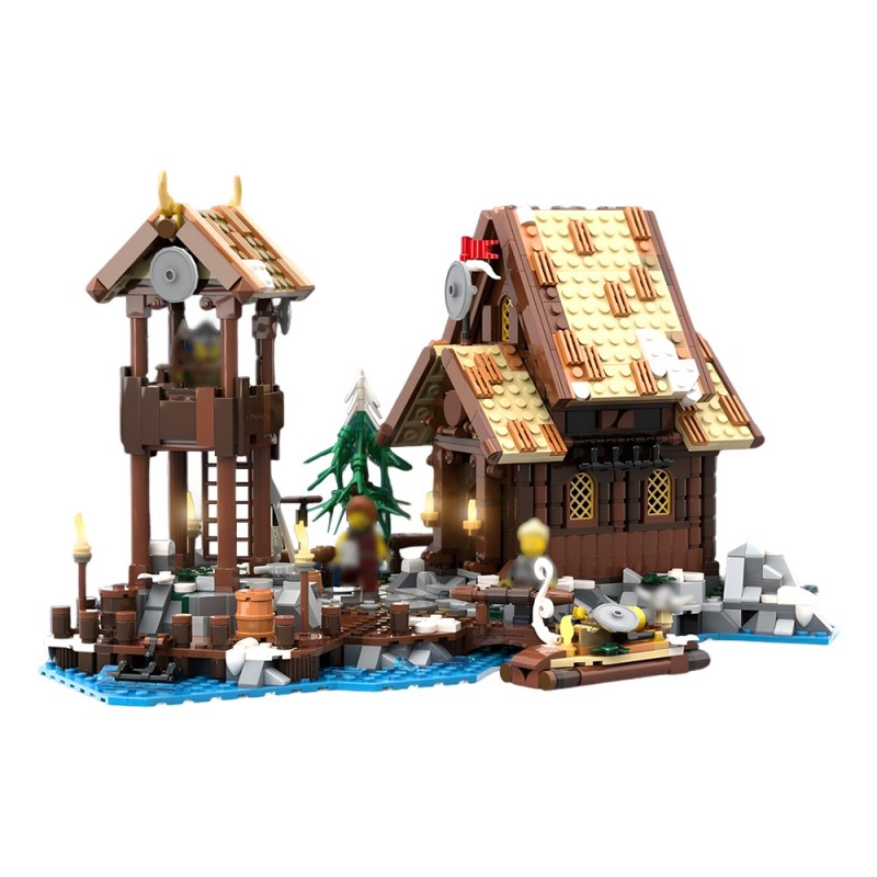 GOBRICKS MOC 200311 Viking Village - Seaside Expansion - YWOBB
