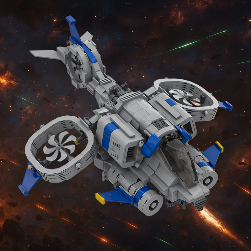 GOBRICKS MOC A2102 Starcraft II Banshee - YWOBB