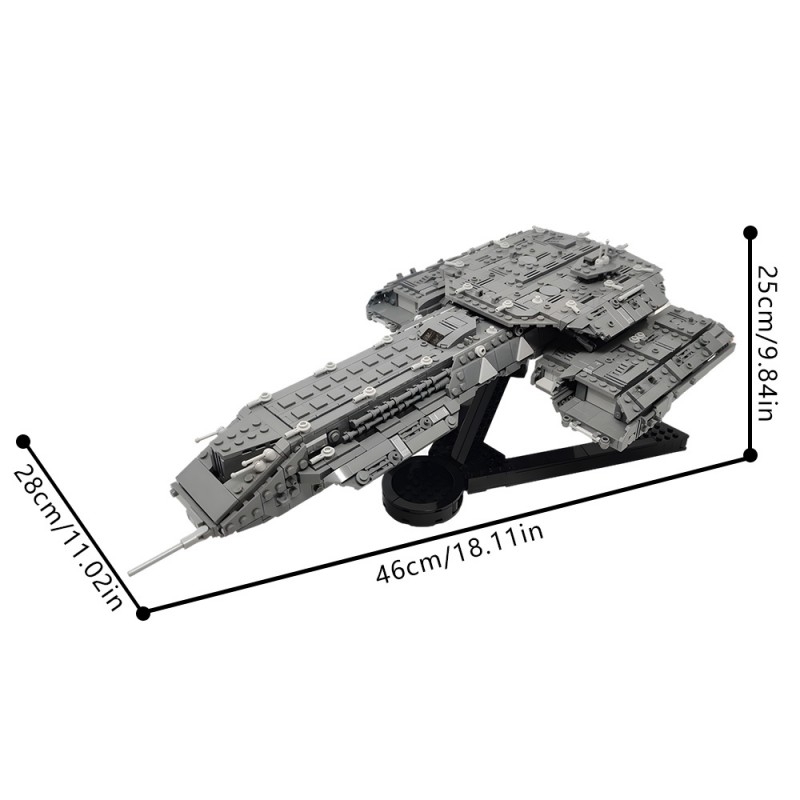 GOBRICKS MOC 136473 Stargate BC-304 Daedalus Deep Space Carrier - YWOBB