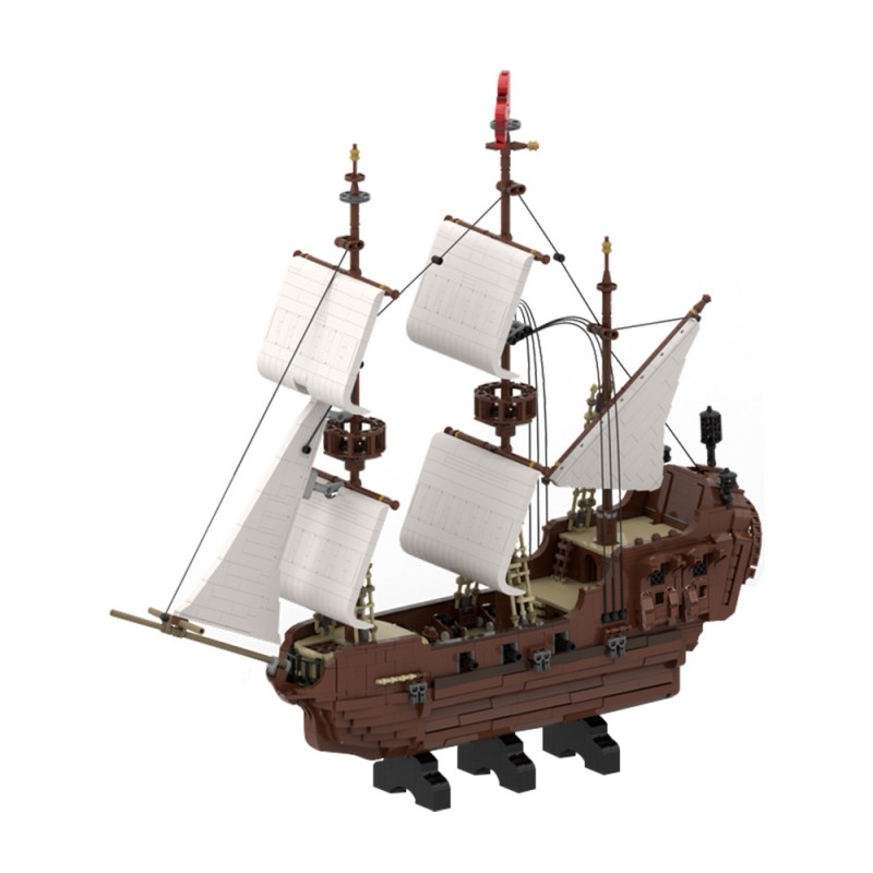 GOBRICKS MOC 194708 lovely tall ship - YWOBB