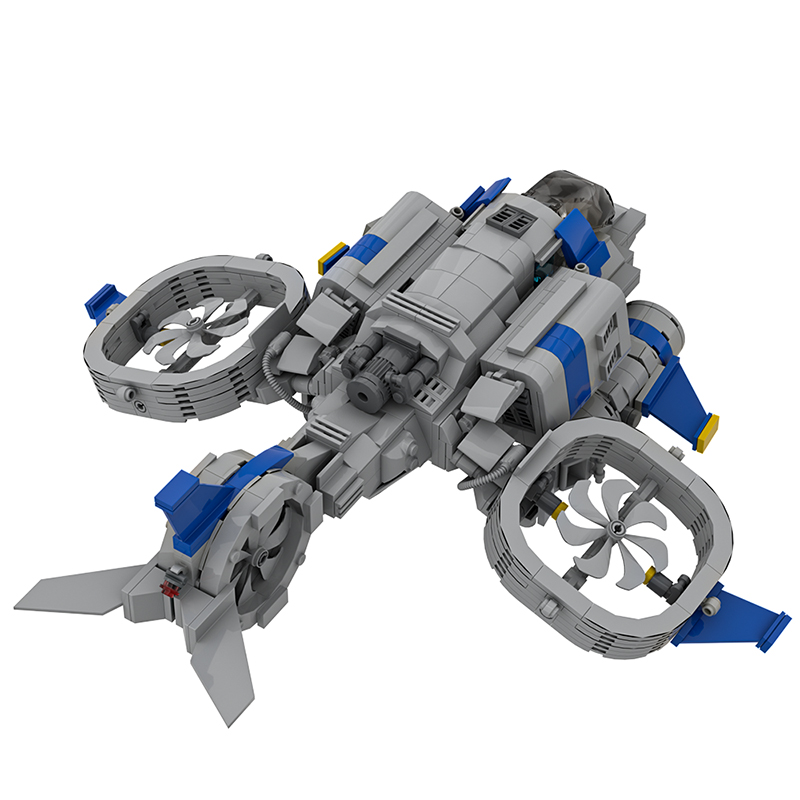 GOBRICKS MOC A2102 Starcraft II Banshee - YWOBB