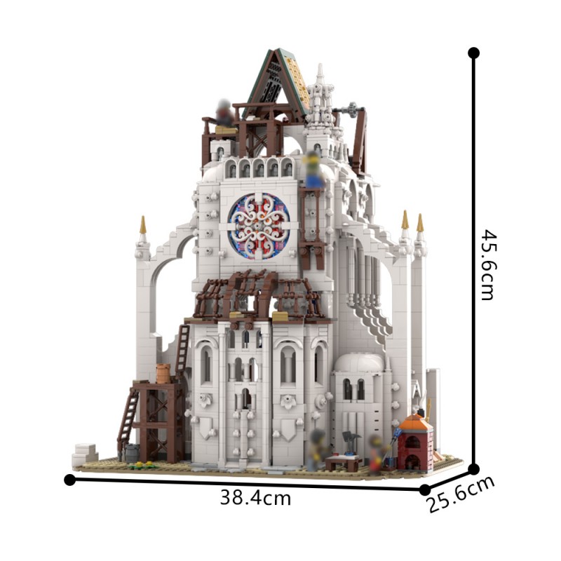 GOBRICKS MOC 214984 Medieval Construction Site - YWOBB