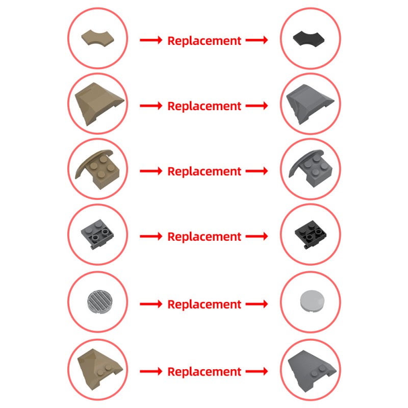 GOBRICKS MOC 212379 Cyberpunk 2077 Chimera - YWOBB