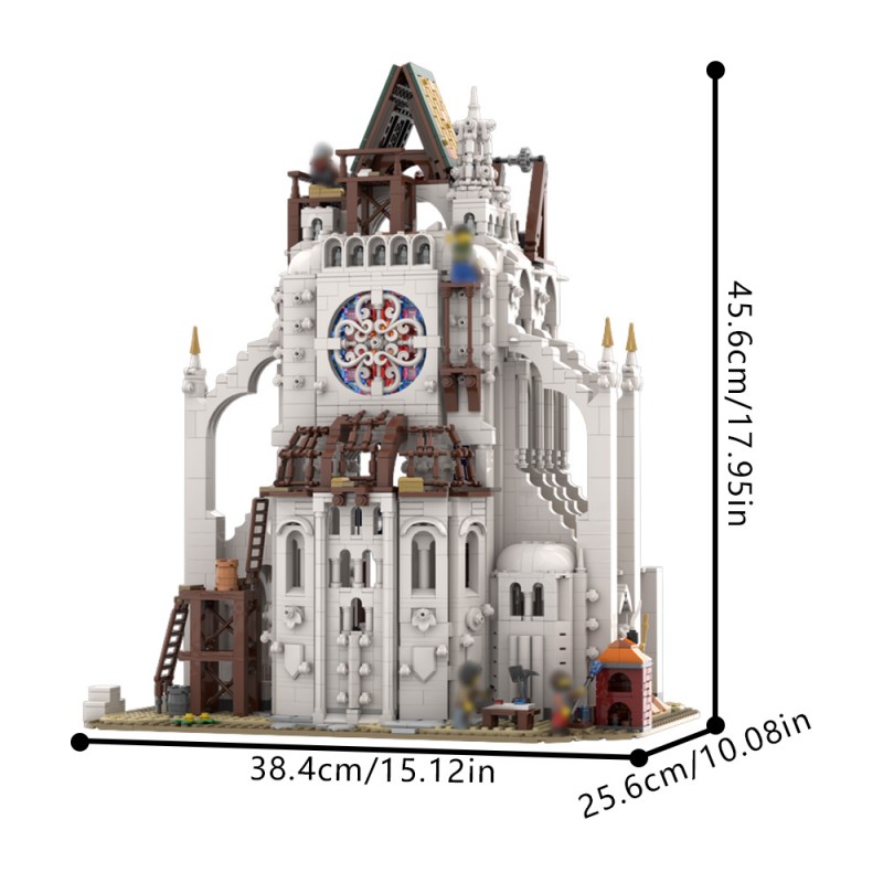 GOBRICKS MOC 214984 Medieval Construction Site - YWOBB