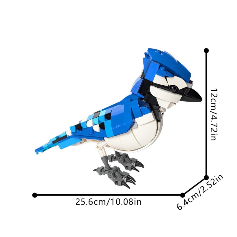 GOBRICKS MOC 213837 Bluejay - YWOBB
