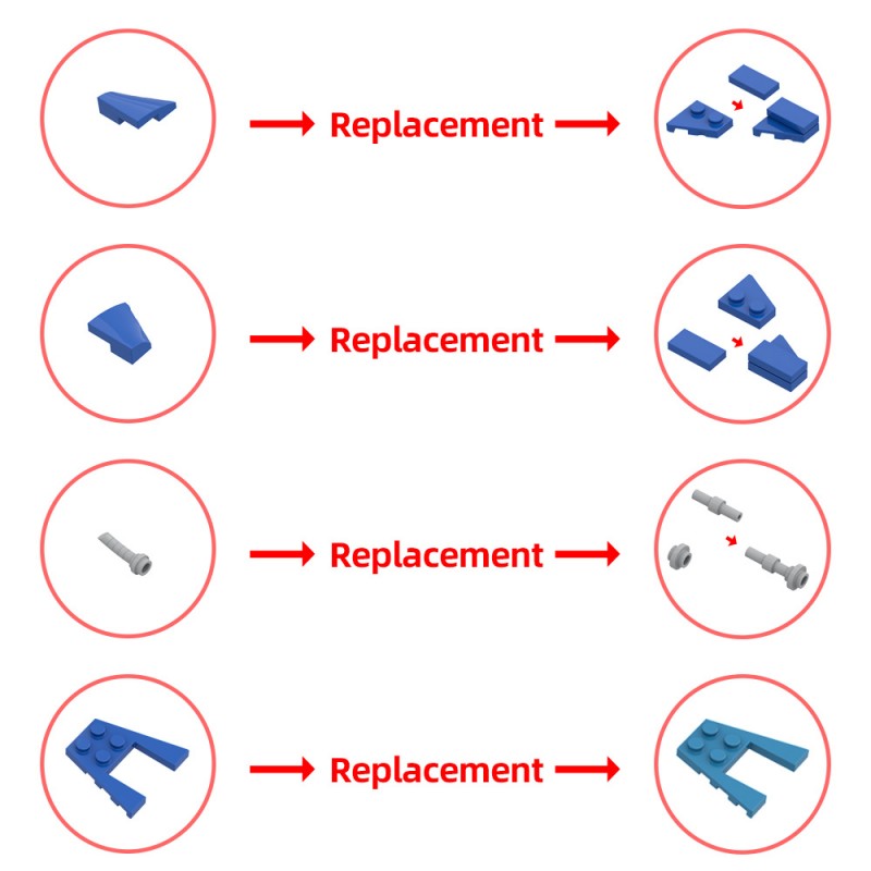 GOBRICKS MOC 213837 Bluejay - YWOBB