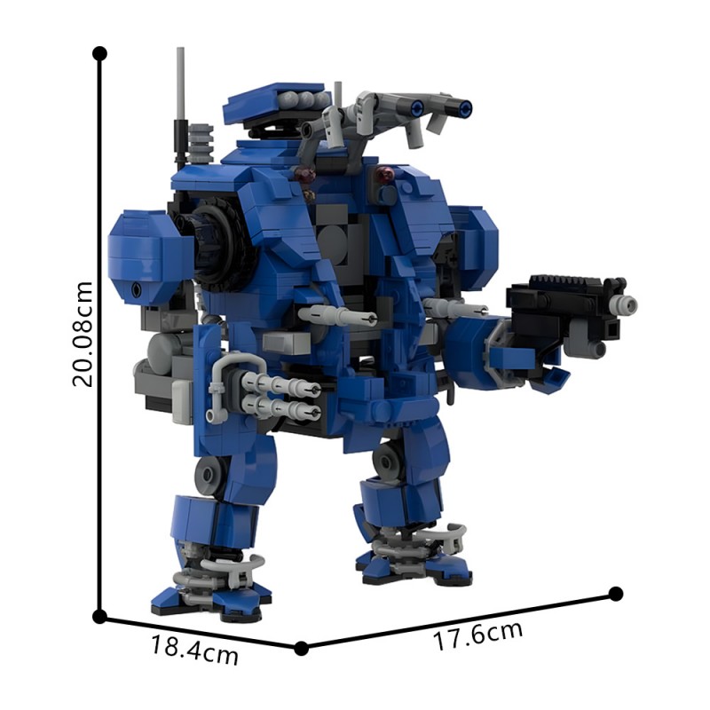 GOBRICKS MOC 214408 Warhammer 40k Invictor Tactical Warsuit - YWOBB