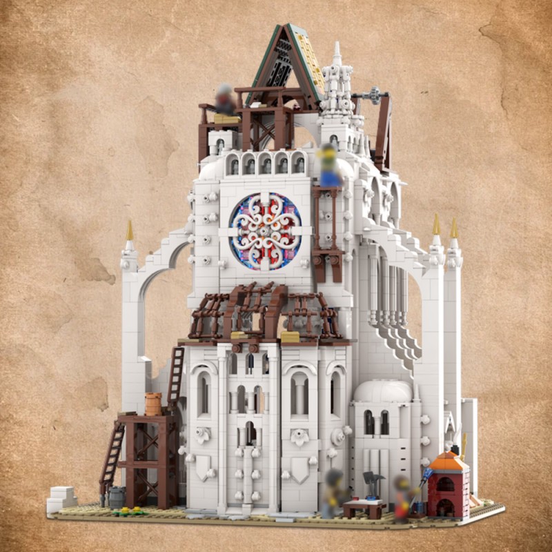 GOBRICKS MOC 214984 Medieval Construction Site - YWOBB