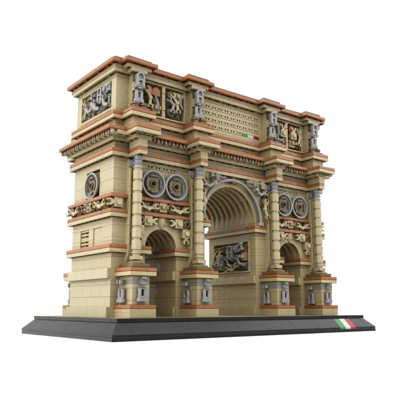GOBRICKS MOC 214503 Arco di Constantino Arch of Constantine - YWOBB