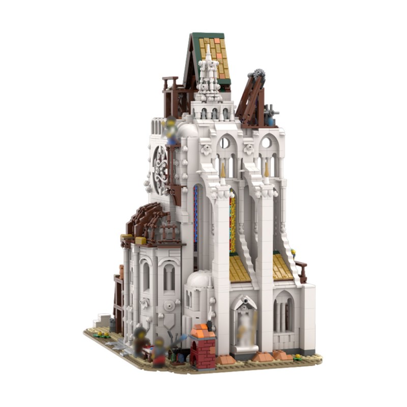 GOBRICKS MOC 214984 Medieval Construction Site - YWOBB