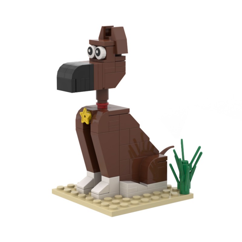 GOBRICKS MOC 204705 Lucky Luke - Rantanplan - YWOBB