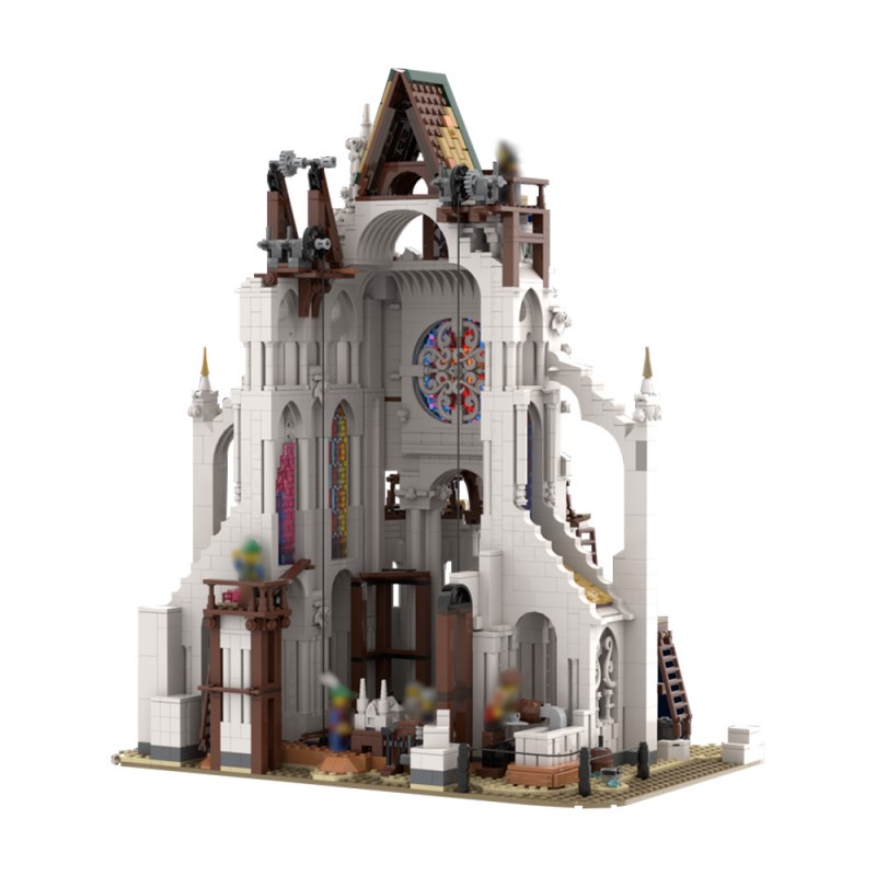 GOBRICKS MOC 214984 Medieval Construction Site - YWOBB