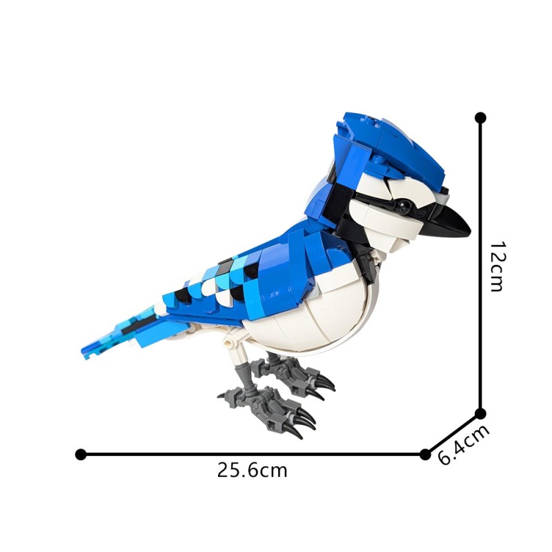 GOBRICKS MOC 213837 Bluejay - YWOBB