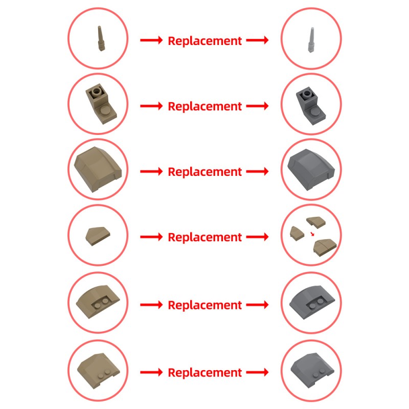 GOBRICKS MOC 212379 Cyberpunk 2077 Chimera - YWOBB