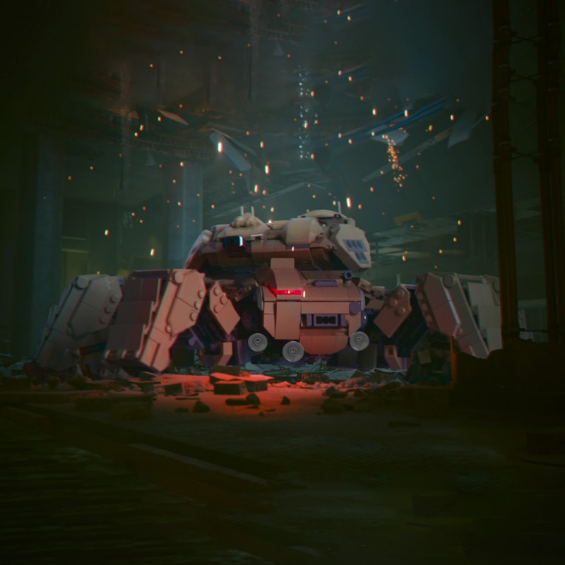 GOBRICKS MOC 212379 Cyberpunk 2077 Chimera - YWOBB