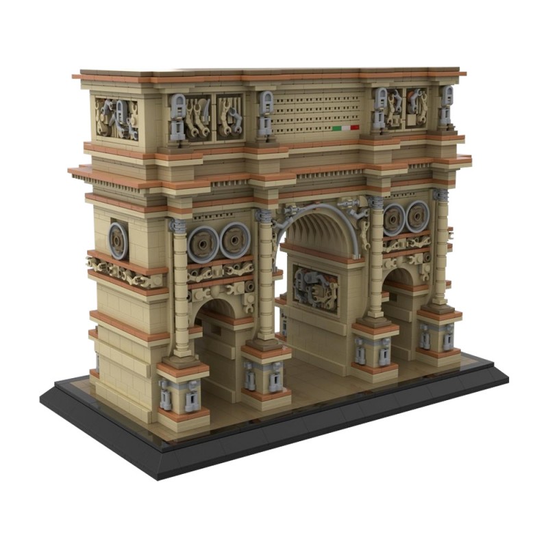 GOBRICKS MOC 214503 Arco di Constantino Arch of Constantine - YWOBB