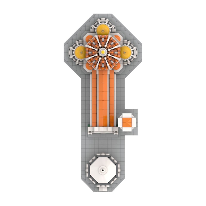 GOBRICKS MOC 183760 Cathedral of Florence 1:800 - YWOBB